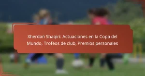 Xherdan Shaqiri: Actuaciones en la Copa del Mundo, Trofeos de club, Premios personales
